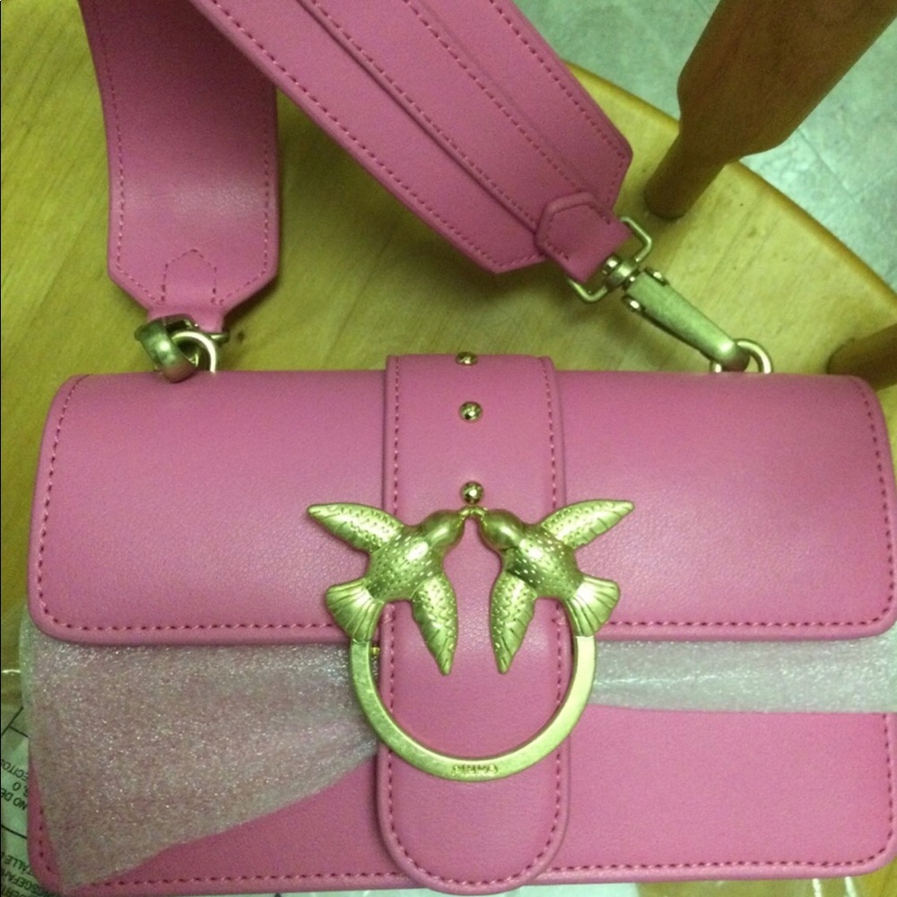 Pinko love Hot pink calf